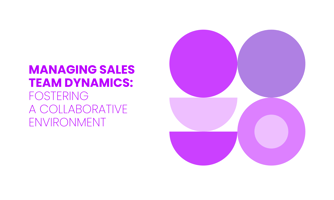 MANAGING SALES  TEAM DYNAMICS:  FOSTERING  A COLLABORATIVE  ENVIRONMENT