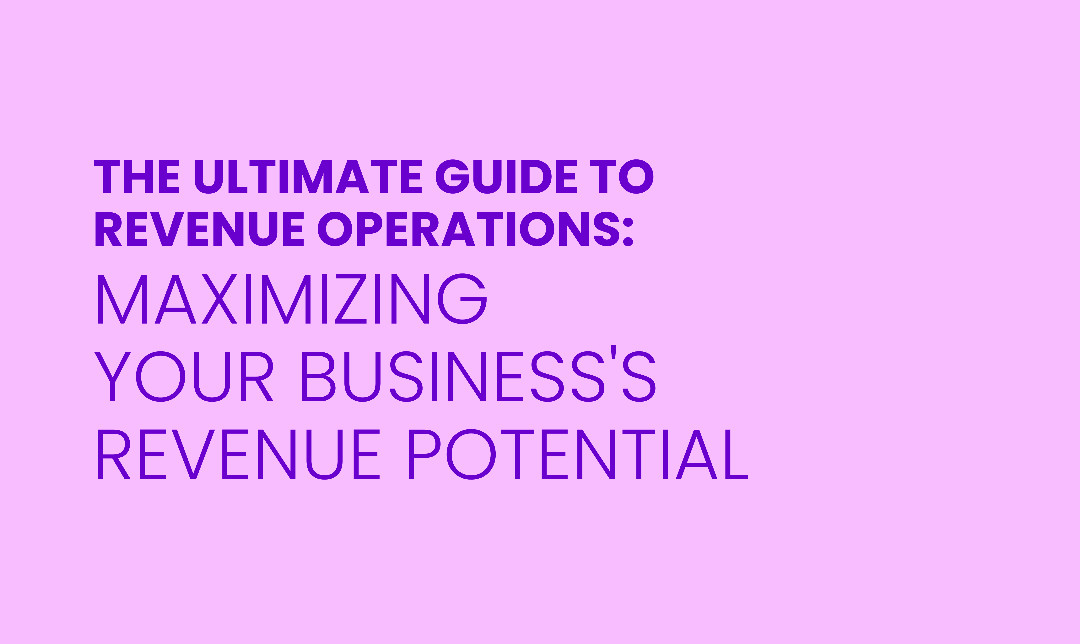 revenue operations (photorealistic) in illustration style with gradients and white background