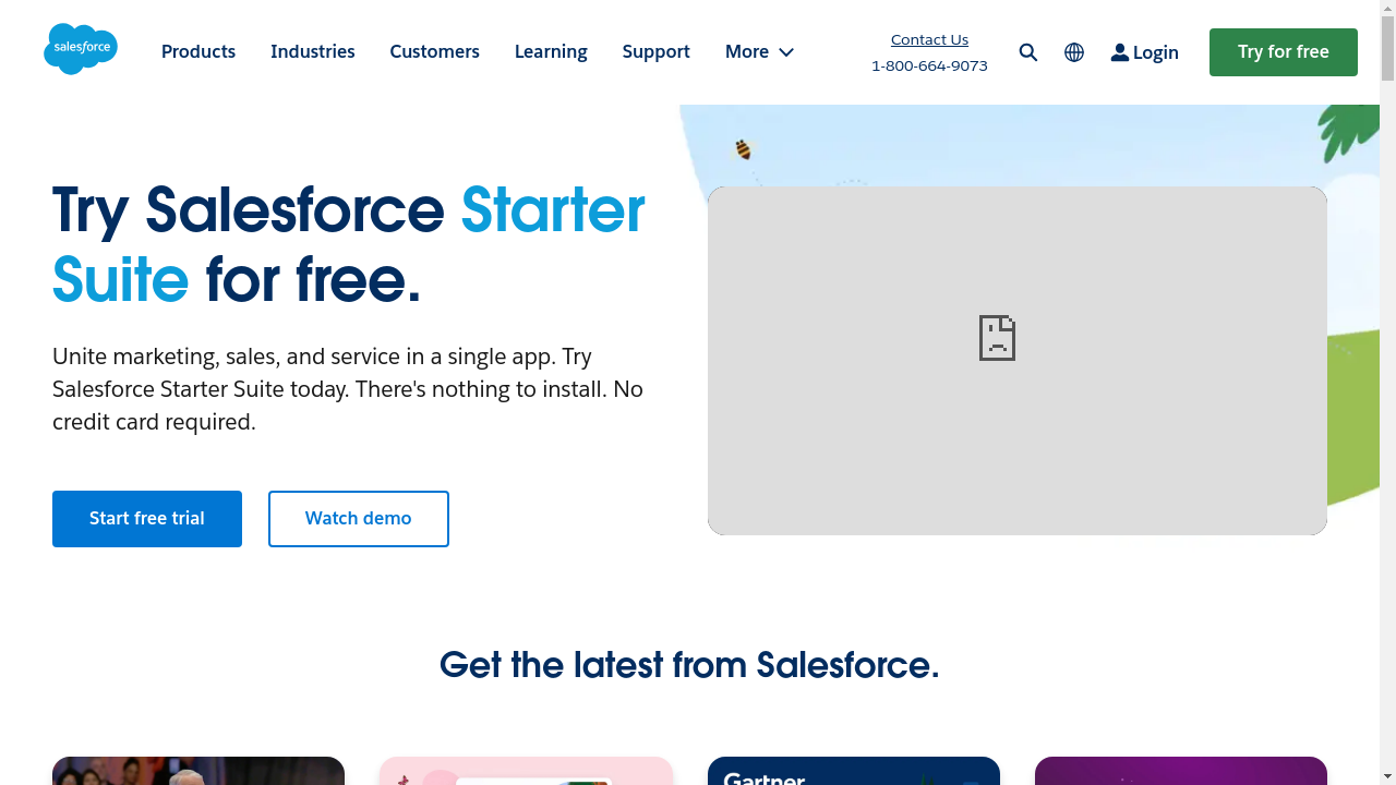 Salesforce website